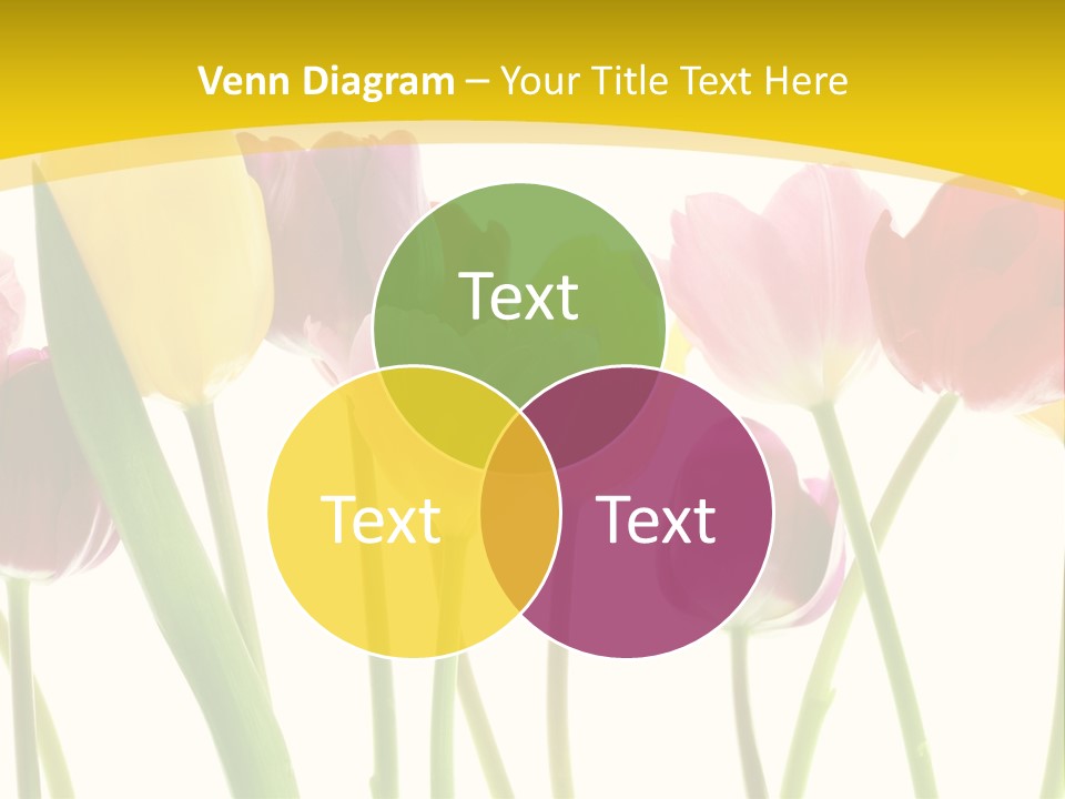 Pretty Green Decoration PowerPoint Template