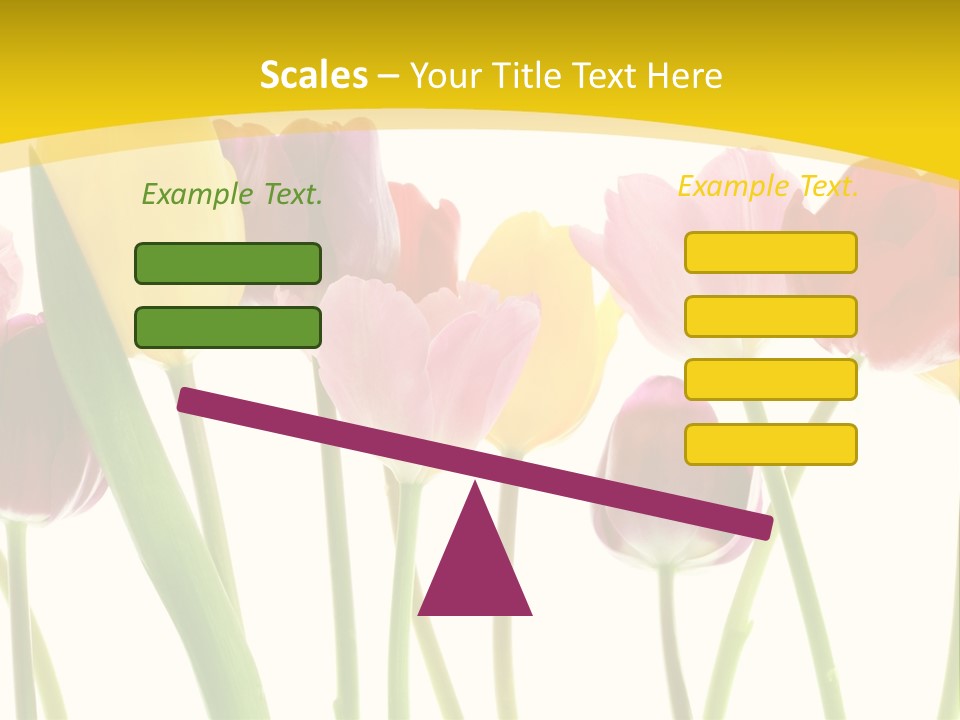 Pretty Green Decoration PowerPoint Template