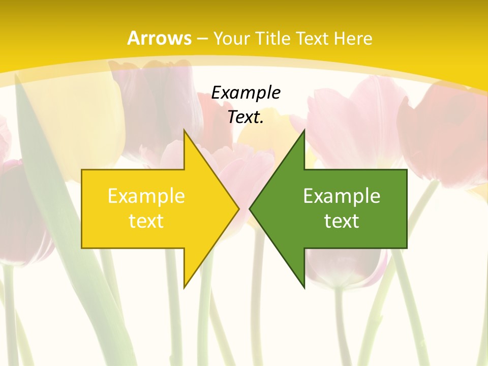 Pretty Green Decoration PowerPoint Template