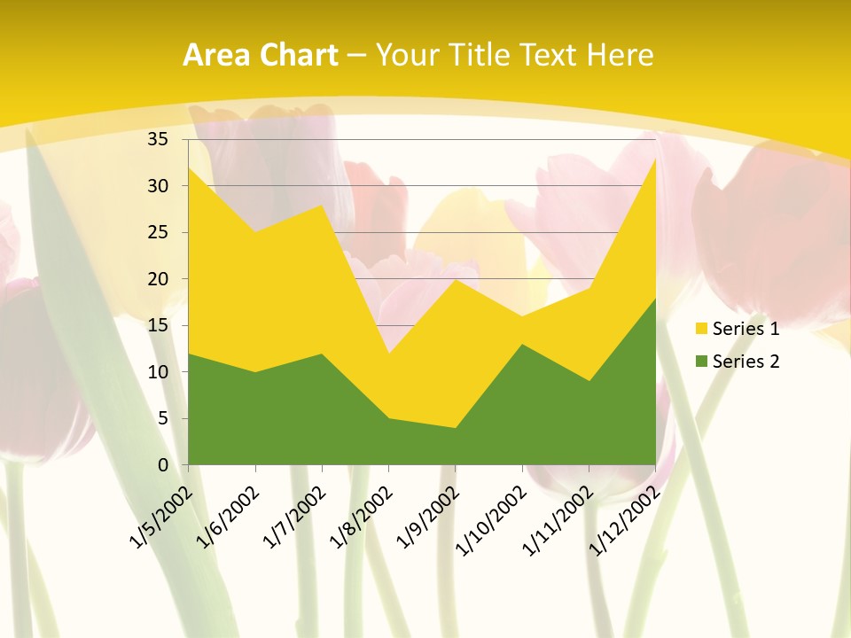 Pretty Green Decoration PowerPoint Template