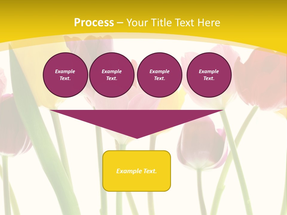 Pretty Green Decoration PowerPoint Template
