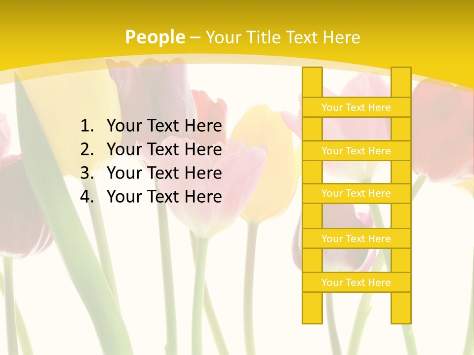 Pretty Green Decoration PowerPoint Template