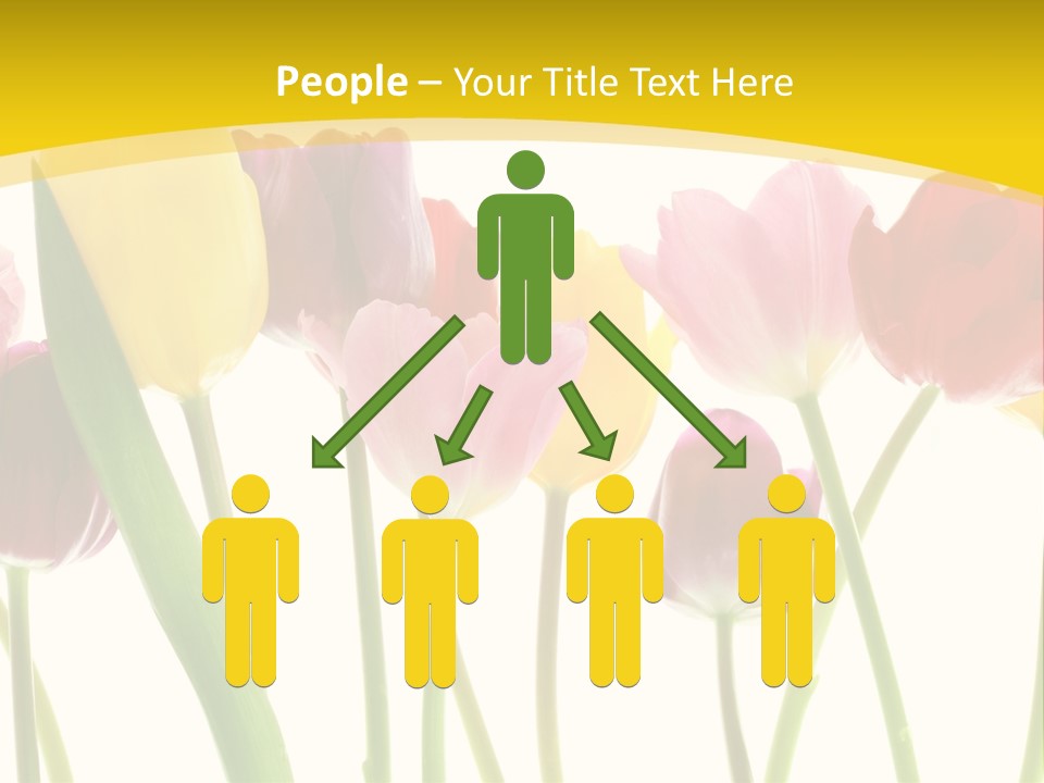 Pretty Green Decoration PowerPoint Template