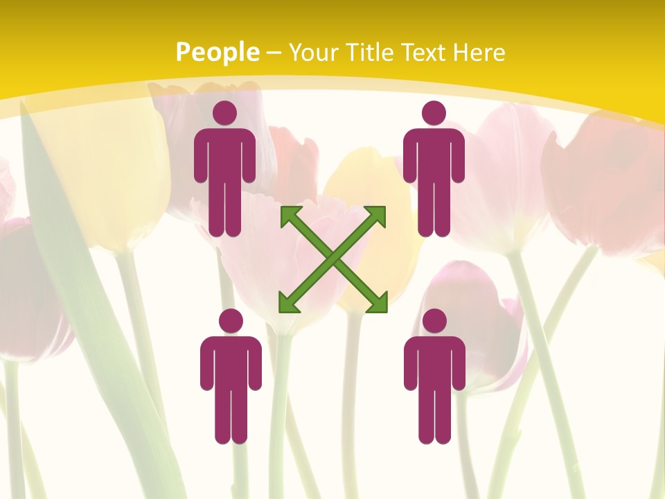 Pretty Green Decoration PowerPoint Template