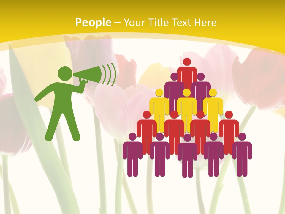 Pretty Green Decoration PowerPoint Template