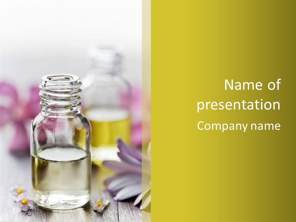 Therapy Natural Aromatherapy PowerPoint Template
