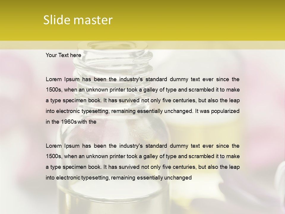 Therapy Natural Aromatherapy PowerPoint Template