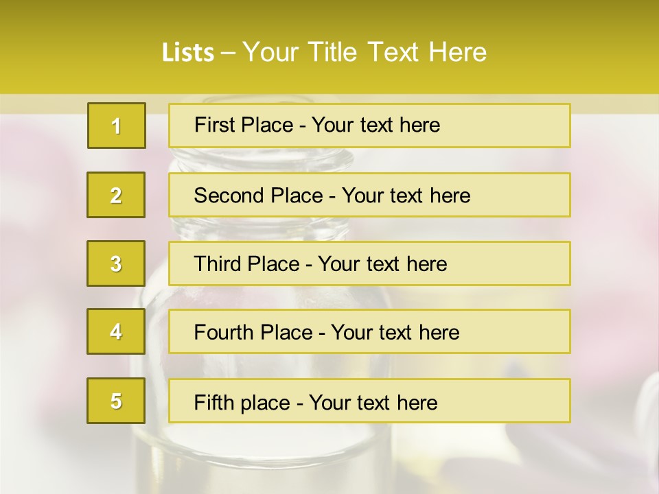 Therapy Natural Aromatherapy PowerPoint Template