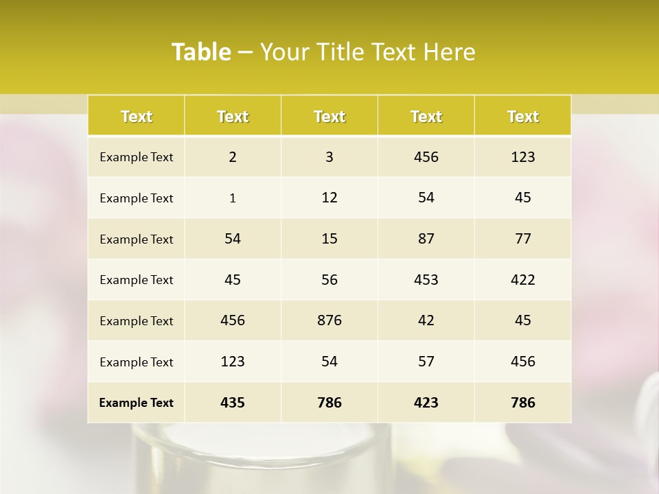 Therapy Natural Aromatherapy PowerPoint Template