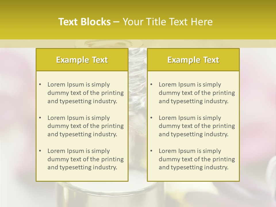 Therapy Natural Aromatherapy PowerPoint Template