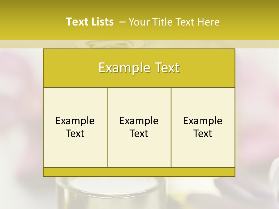 Therapy Natural Aromatherapy PowerPoint Template