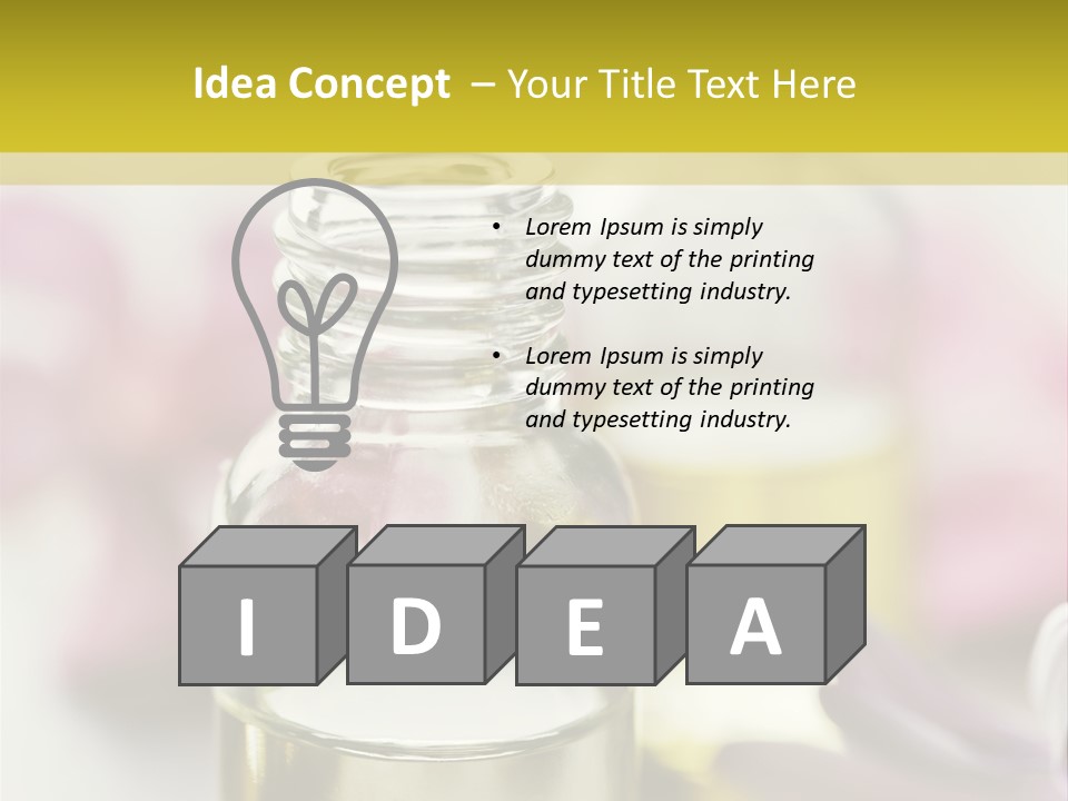 Therapy Natural Aromatherapy PowerPoint Template