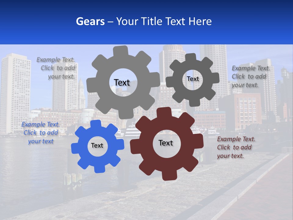 Walk Front Stroll PowerPoint Template