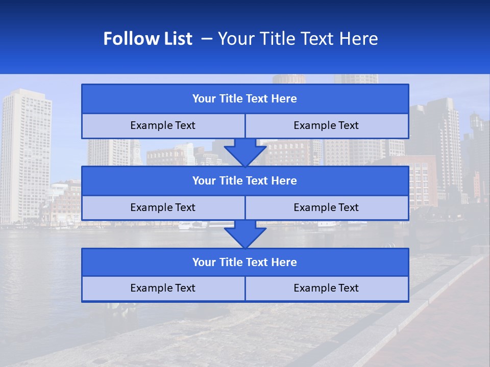 Walk Front Stroll PowerPoint Template
