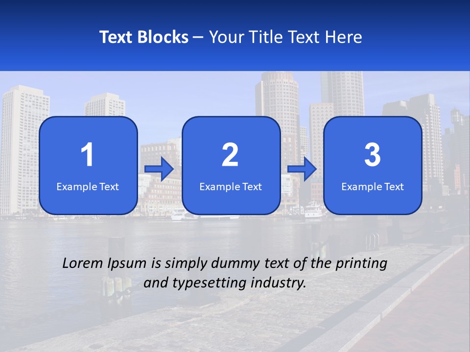 Walk Front Stroll PowerPoint Template