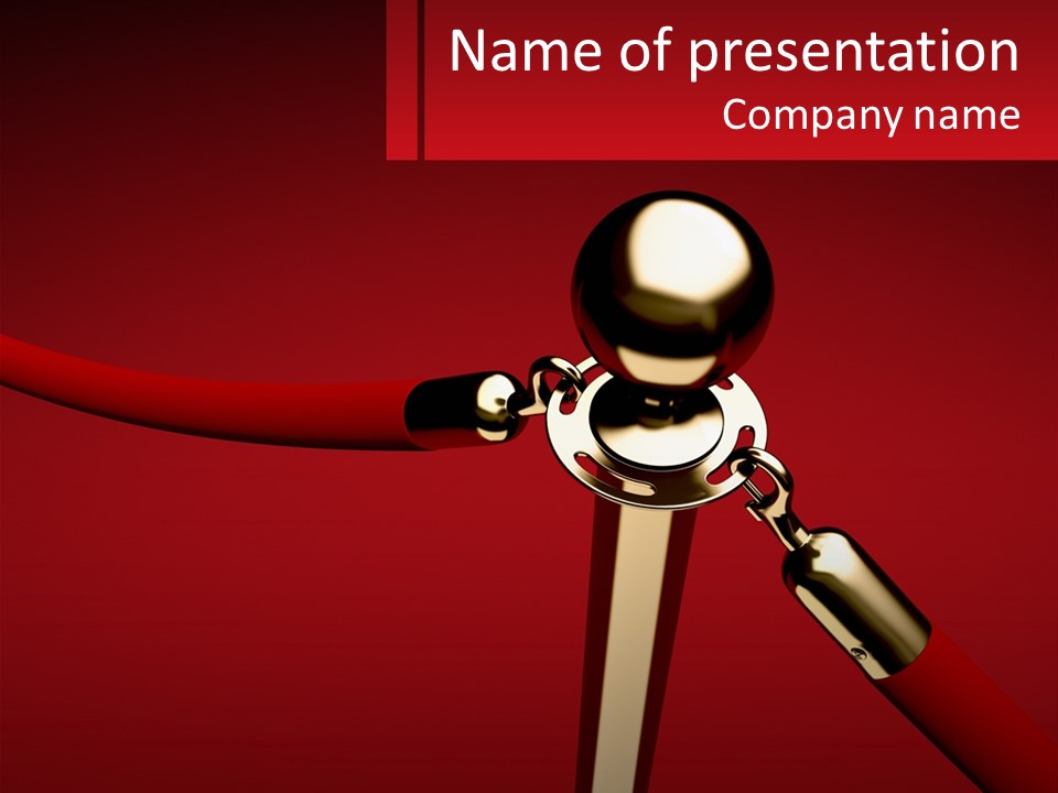 Clean Luxury Theater PowerPoint Template