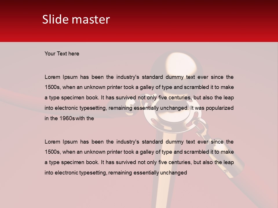 Clean Luxury Theater PowerPoint Template