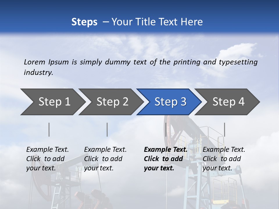 Pipe Industry Mining PowerPoint Template