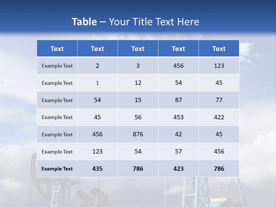 Pipe Industry Mining PowerPoint Template