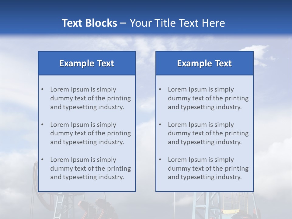 Pipe Industry Mining PowerPoint Template