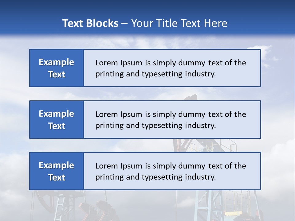 Pipe Industry Mining PowerPoint Template
