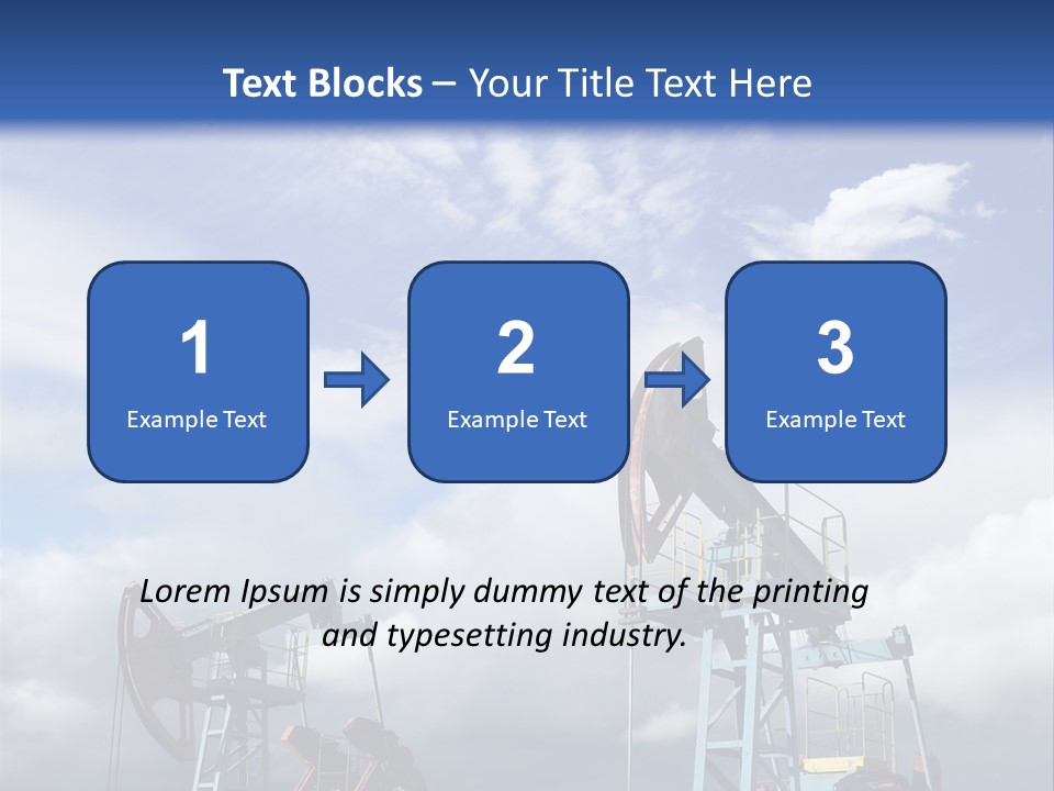 Pipe Industry Mining PowerPoint Template