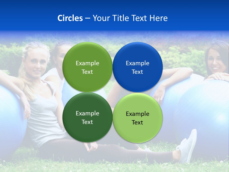 Outdoor Teen Healthy PowerPoint Template