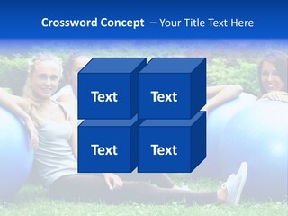 Outdoor Teen Healthy PowerPoint Template
