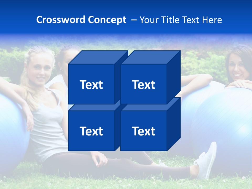 Outdoor Teen Healthy PowerPoint Template
