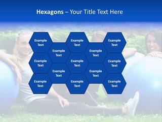 Outdoor Teen Healthy PowerPoint Template