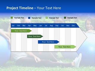 Outdoor Teen Healthy PowerPoint Template