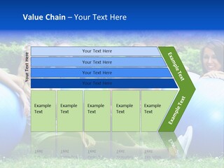 Outdoor Teen Healthy PowerPoint Template