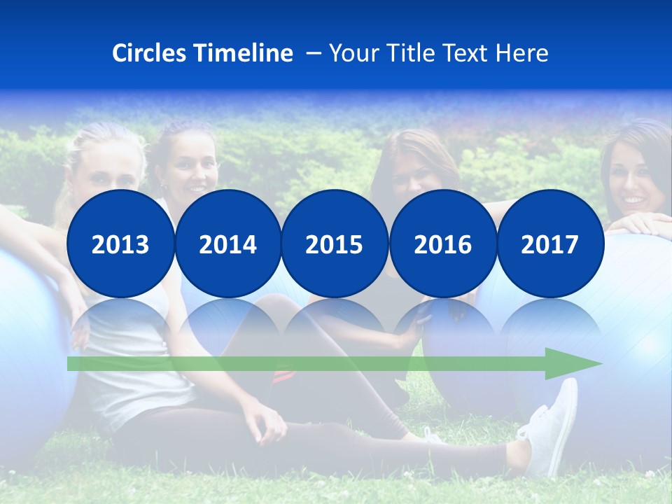 Outdoor Teen Healthy PowerPoint Template