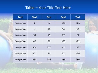 Outdoor Teen Healthy PowerPoint Template