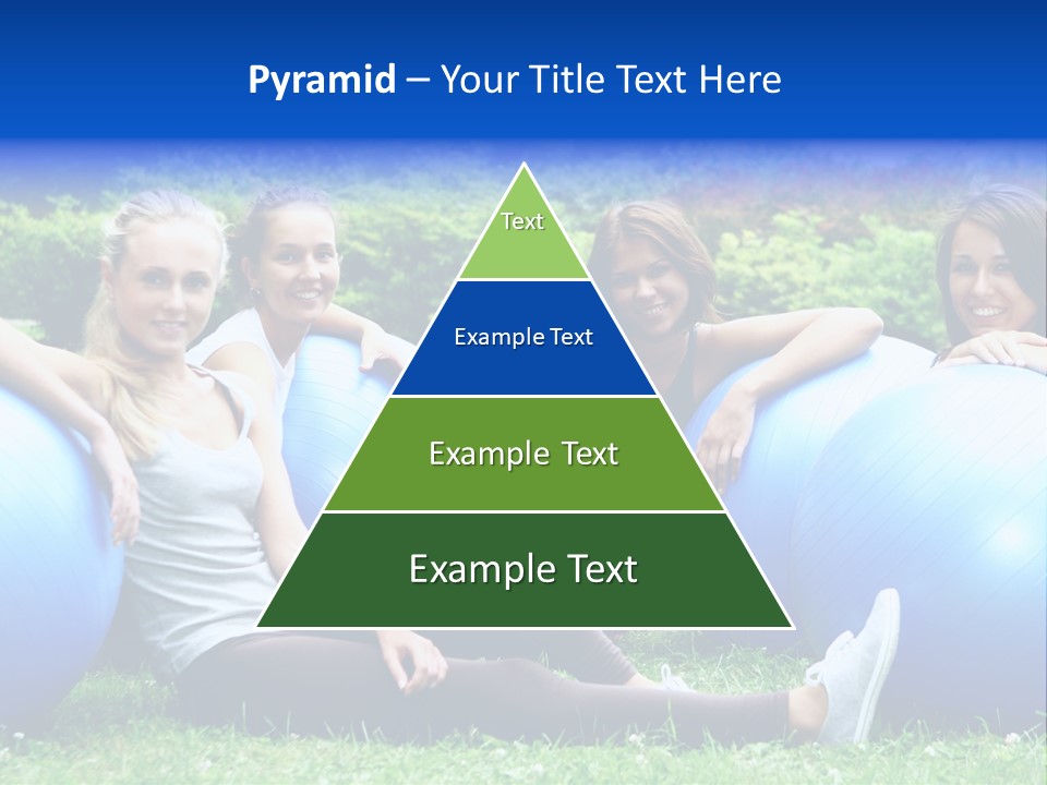 Outdoor Teen Healthy PowerPoint Template