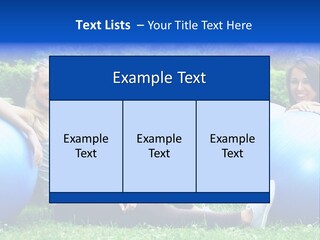 Outdoor Teen Healthy PowerPoint Template