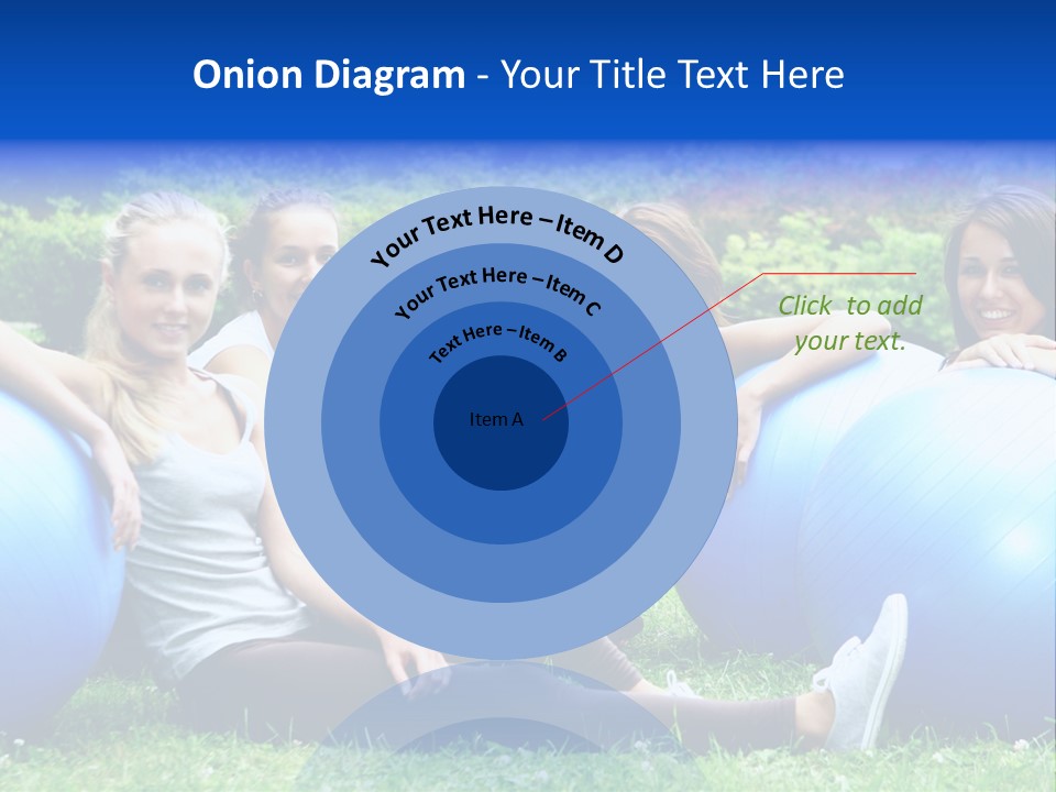 Outdoor Teen Healthy PowerPoint Template