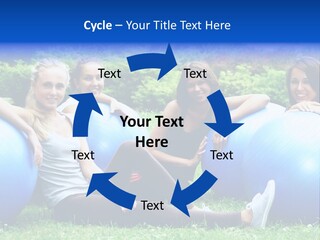 Outdoor Teen Healthy PowerPoint Template