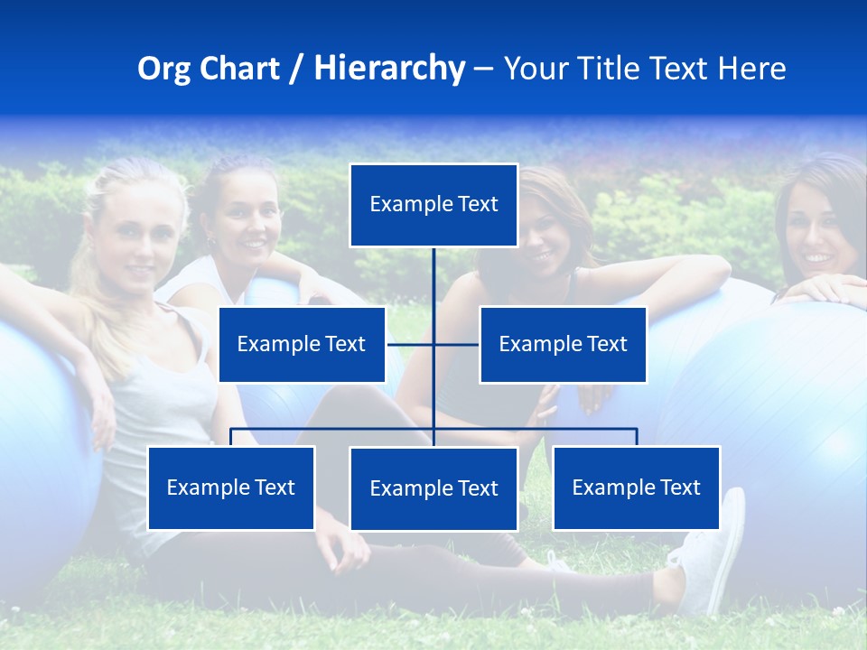 Outdoor Teen Healthy PowerPoint Template