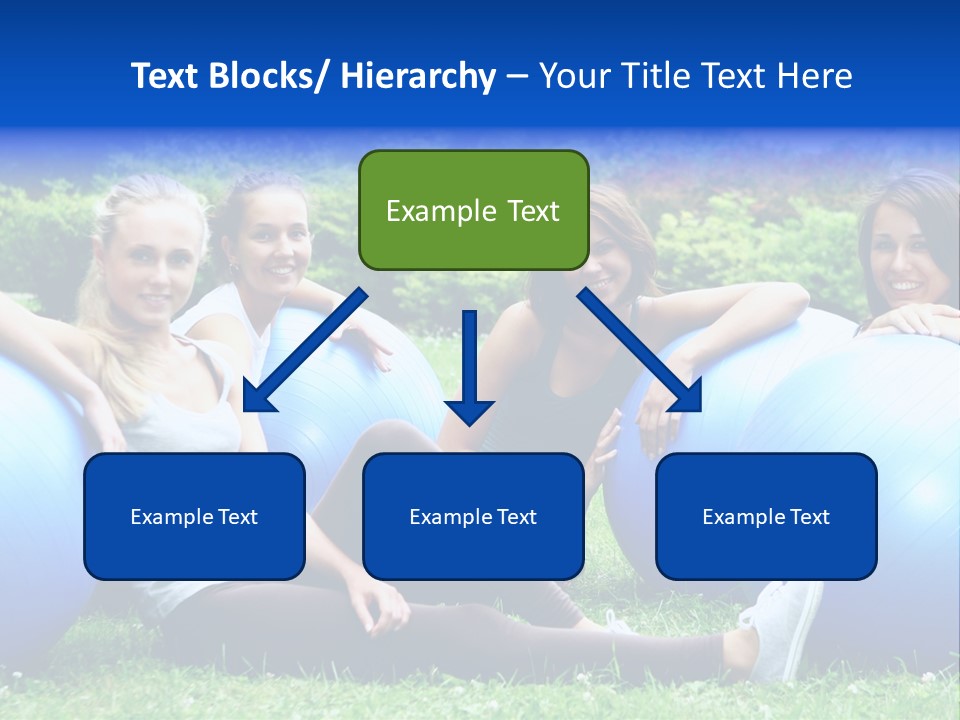 Outdoor Teen Healthy PowerPoint Template