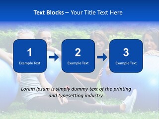 Outdoor Teen Healthy PowerPoint Template