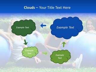 Outdoor Teen Healthy PowerPoint Template