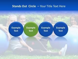 Outdoor Teen Healthy PowerPoint Template
