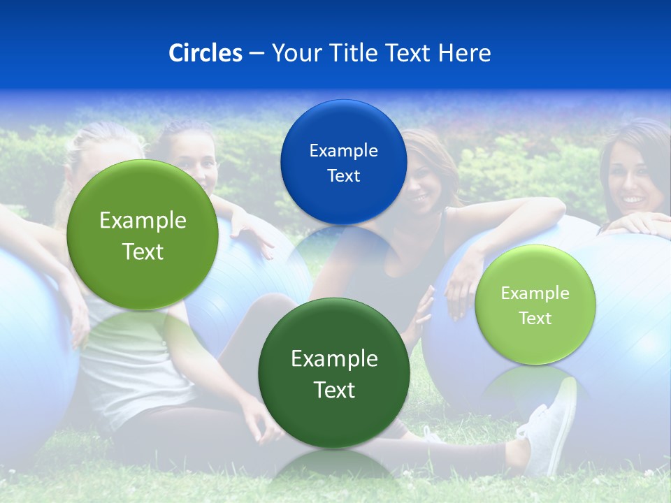 Outdoor Teen Healthy PowerPoint Template