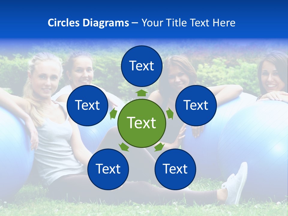 Outdoor Teen Healthy PowerPoint Template