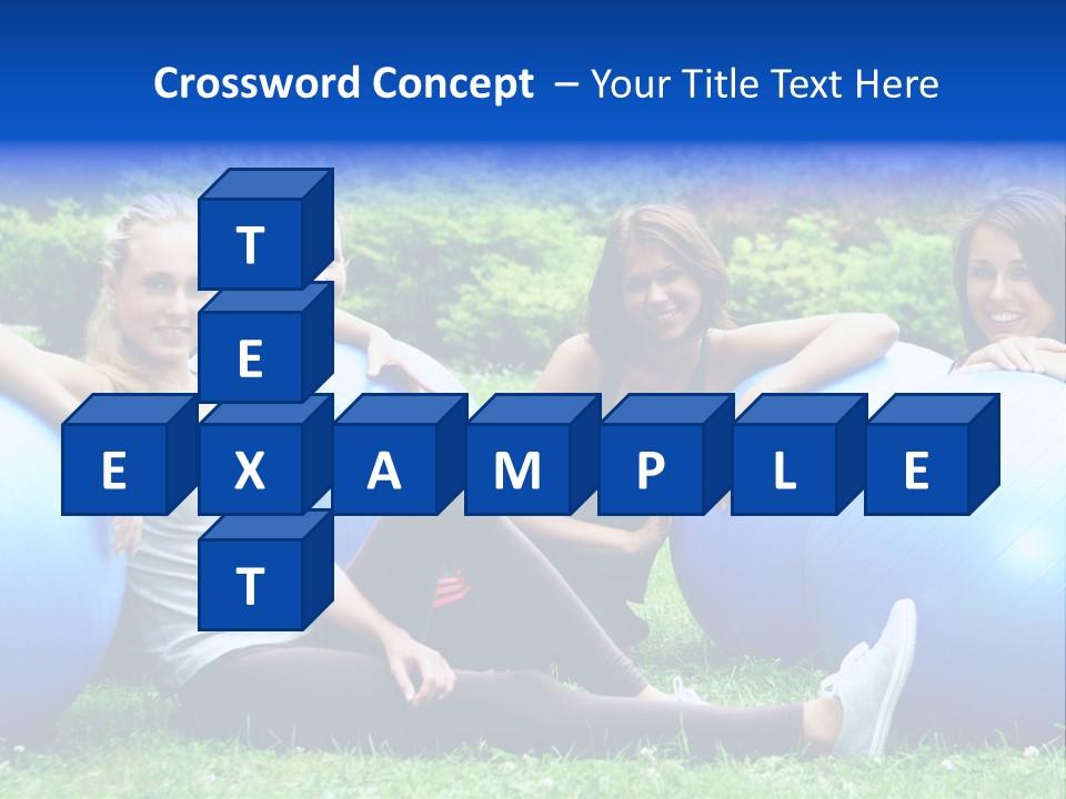 Outdoor Teen Healthy PowerPoint Template