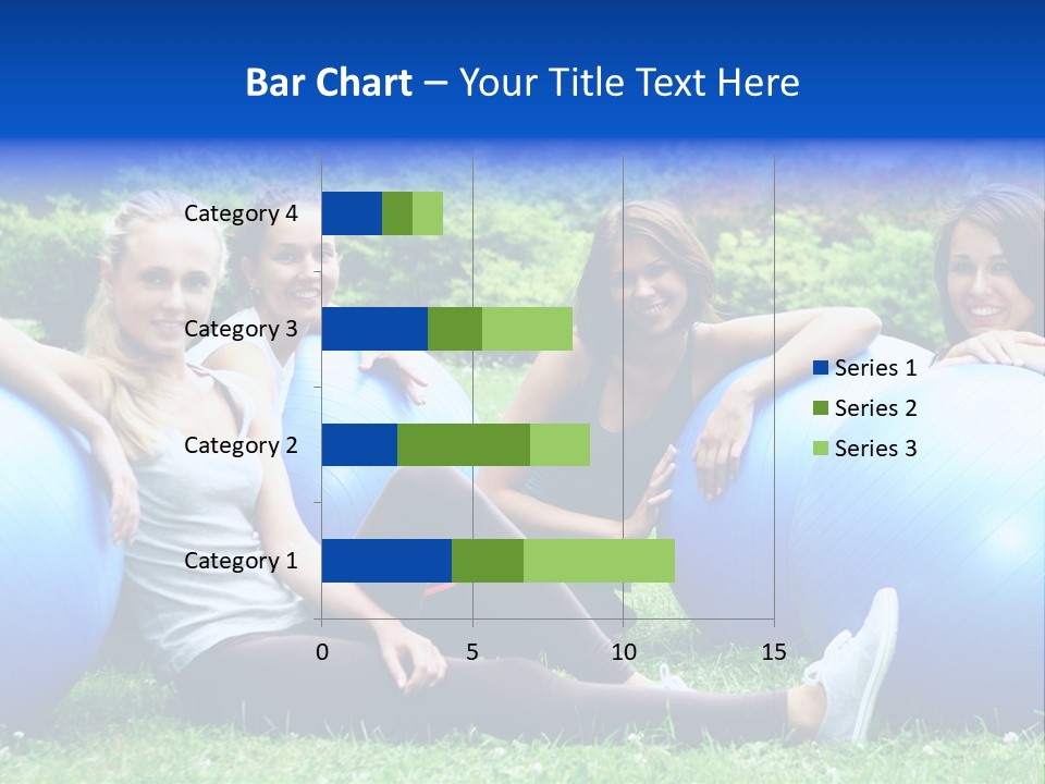 Outdoor Teen Healthy PowerPoint Template