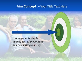 Outdoor Teen Healthy PowerPoint Template