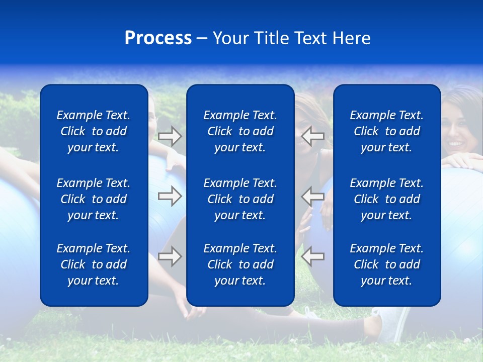 Outdoor Teen Healthy PowerPoint Template