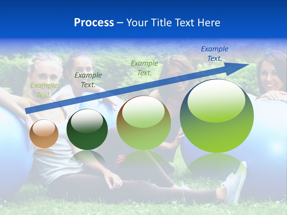 Outdoor Teen Healthy PowerPoint Template